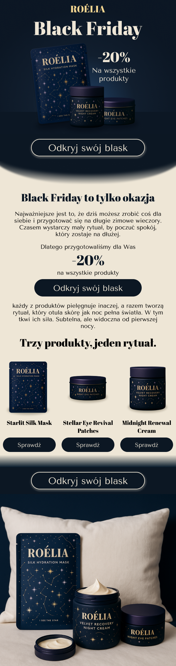 ROELIA — Black Friday mail sprzedażowy