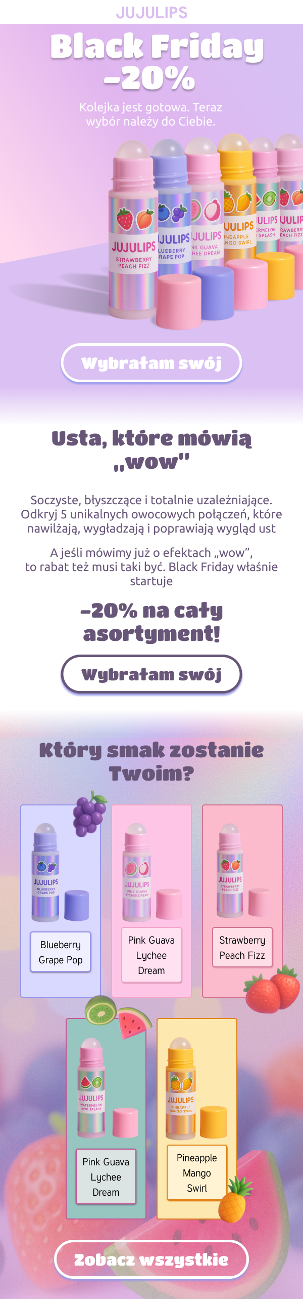 JUULIPS — Black Friday kampania sprzedażowa